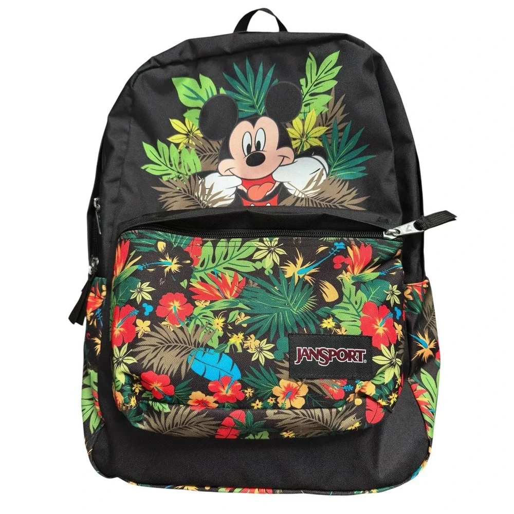 Jansport x Disney Tropical‎ Mickey Mouse High Stakes Floral Backpack
